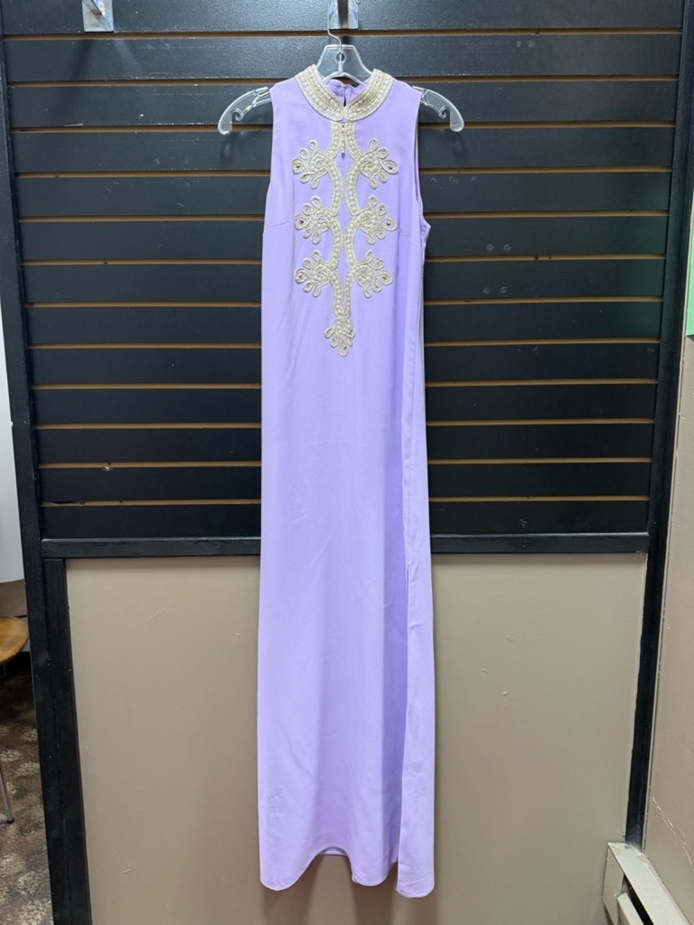 Lilly Pulitzer Jane Maxi Dress Purple Iris Gold Embroidered NWT 00